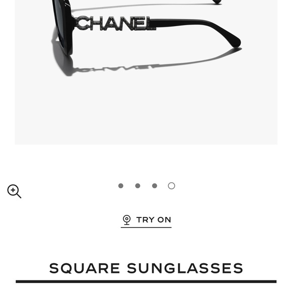 Chanel square sunglasses - Picture 3 of 12